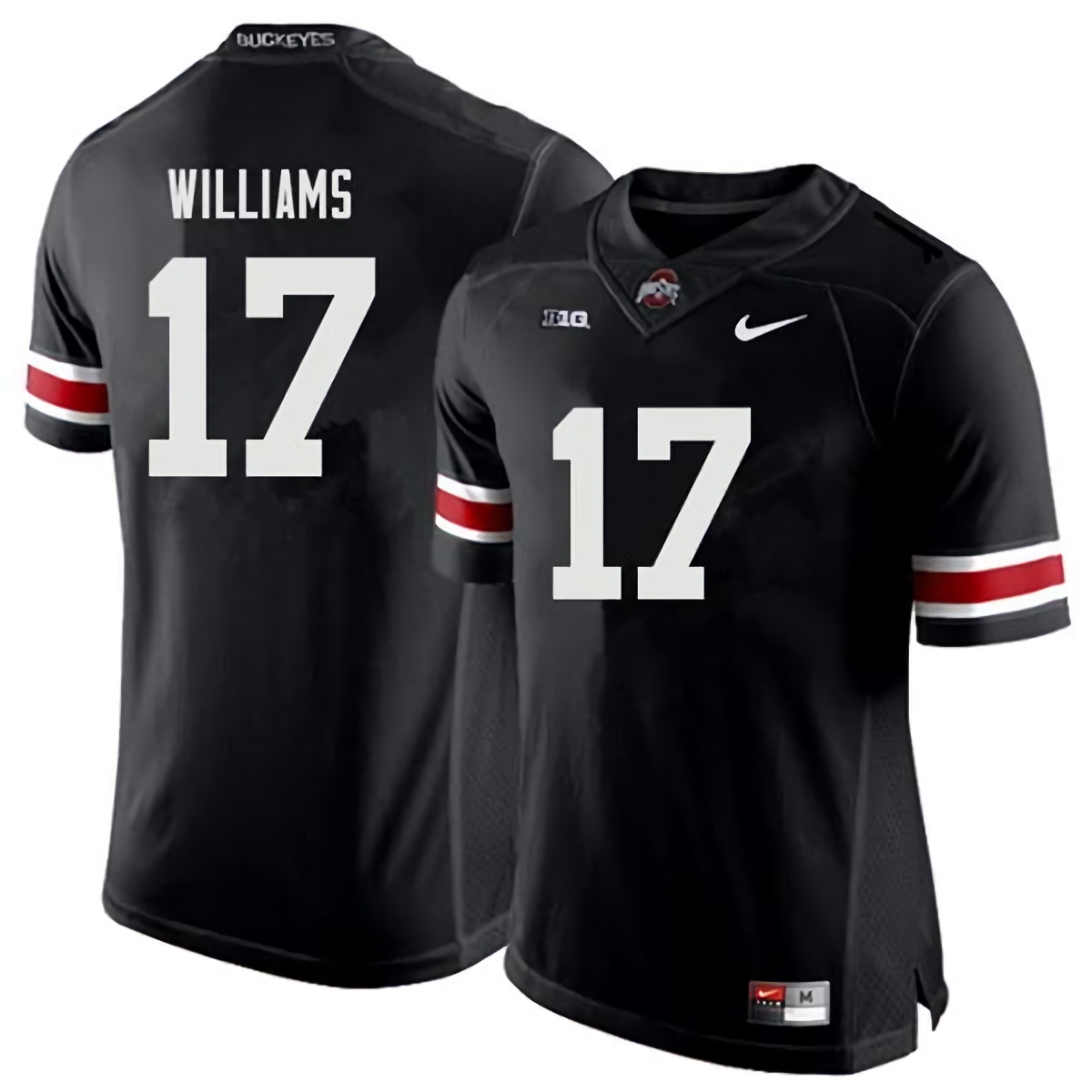 Alex Williams Ohio State Buckeyes Men's NCAA #17 Nike Black College Stitched Football Jersey JIN7756DE